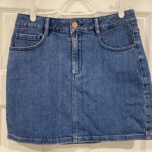 Garage Darkwash Denim Skirt